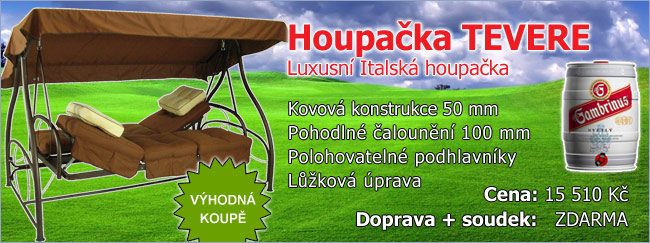 TEVERE zahradní houpačka + SOUDEK