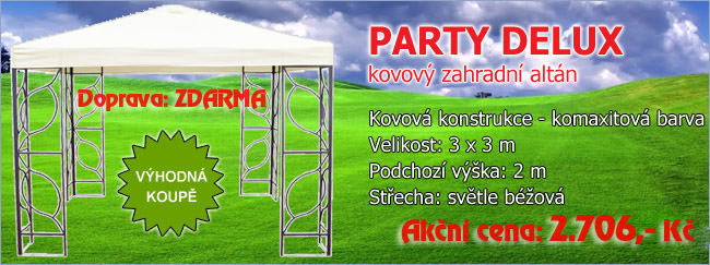 Zahradní stan Party DeLux