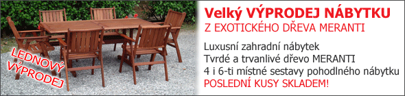 Výprodej zahradního nábytku