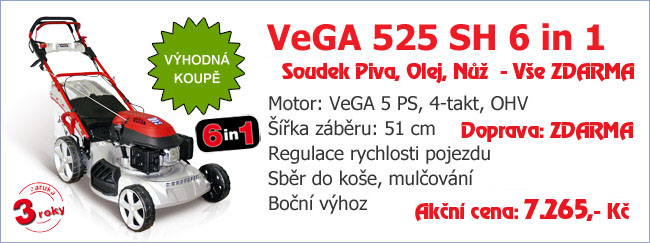 VeGA 525 SH 6in1 motorová sekačka s pojezdem