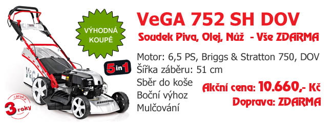 VeGA 752 SH DOV 5in1 motorová sekačka s pojezdem