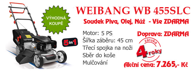 WEIBANG WB 454 SB motorová sekačka + SOUDEK