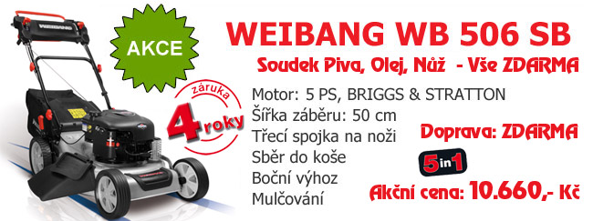 WEIBANG WB 506 SB motorová sekačka + DÁREK