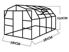 Skleník KOMFORT TITAN 8000